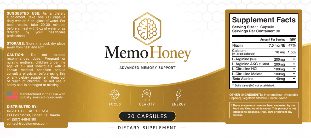 Memo Honey Guarantee Seal
